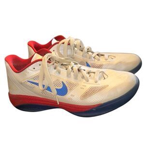NIKE ZOOM HYPERFUSE LOW sz Mens 9.5 blue white red